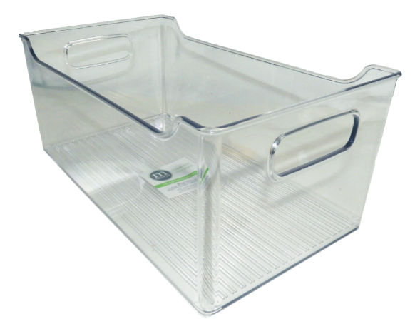 Clear Bin w/ Side Dip