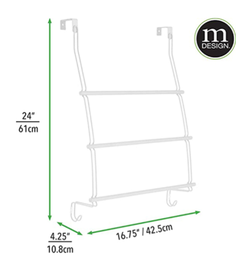 Towel Rack 3 Tier White