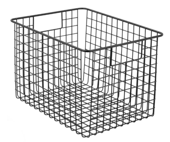 Wire Basket w/ Handle Bronze