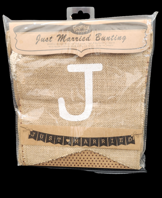 Just Married Bunting