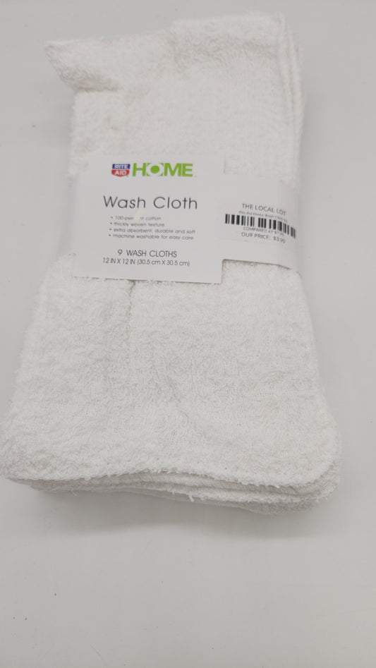 Rite Aid Home Wash Cloth 9ct