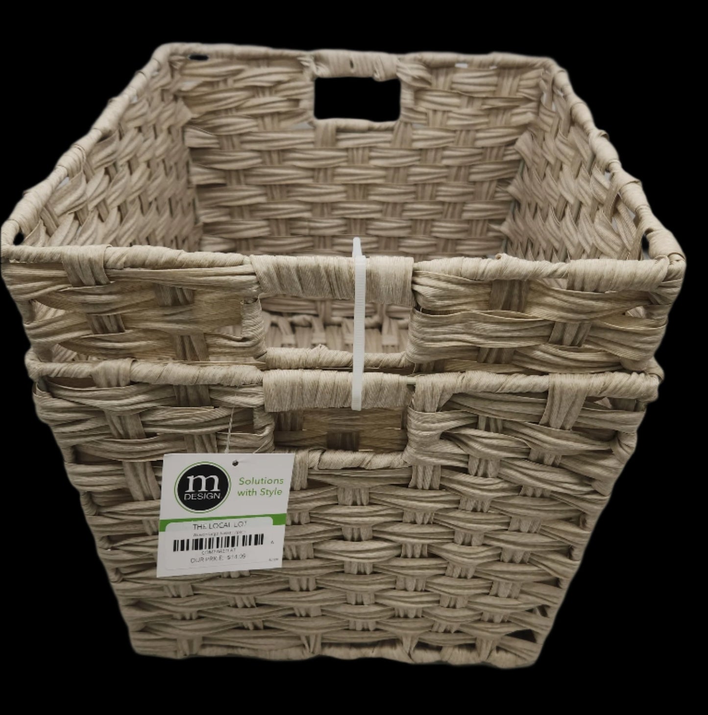 Woven Large Basket 2pk