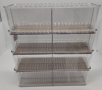 4pk Clear Cabinet Organizer