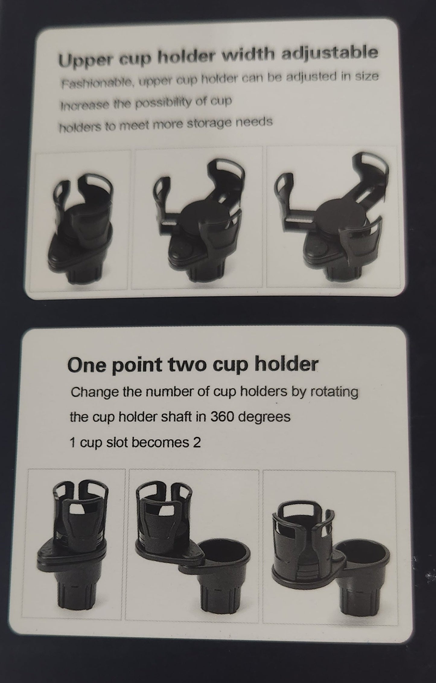 2 in 1 Multifunctional Cup Holder