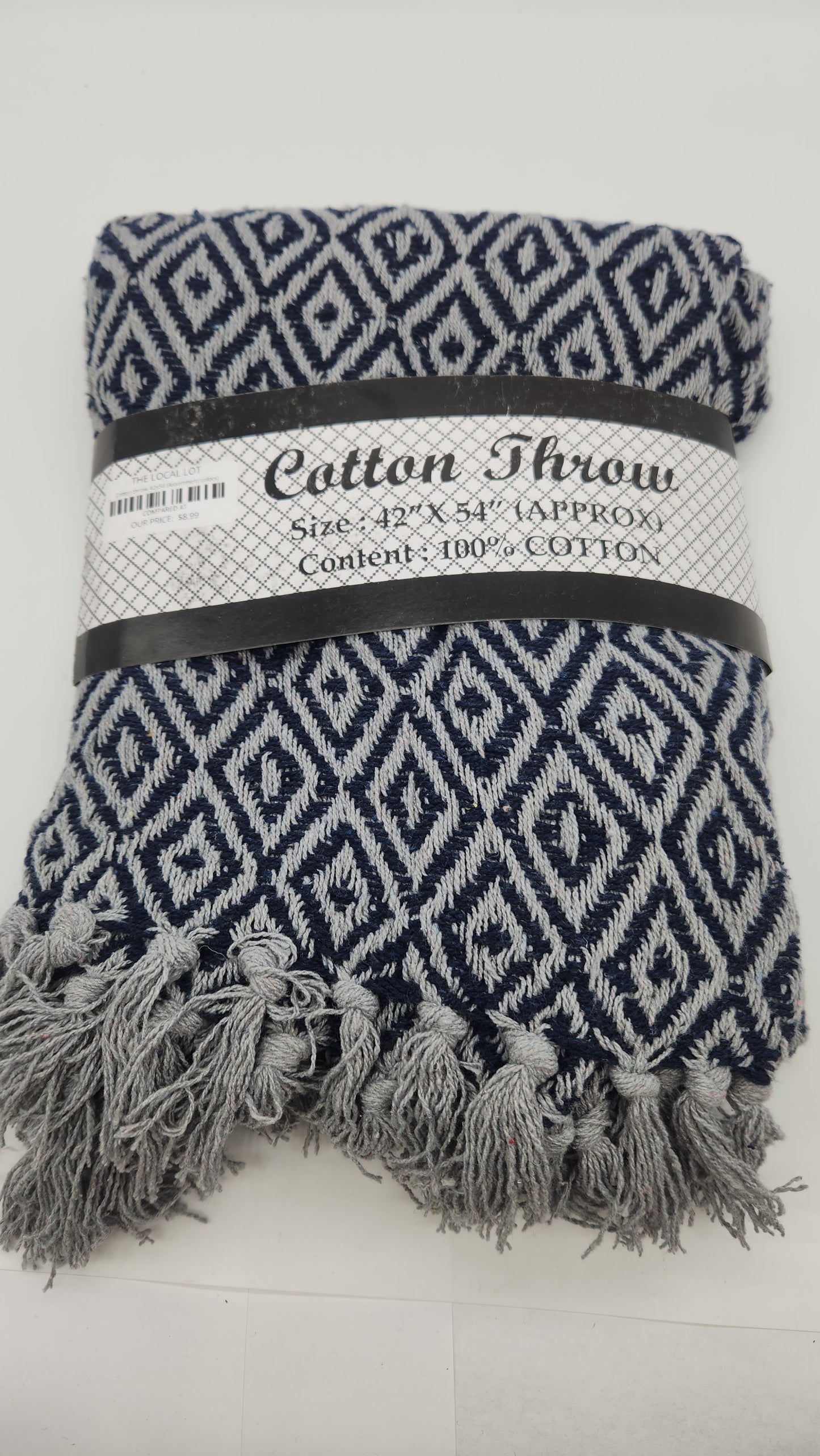 Cotton Throw 42x54 (Assorted colors)