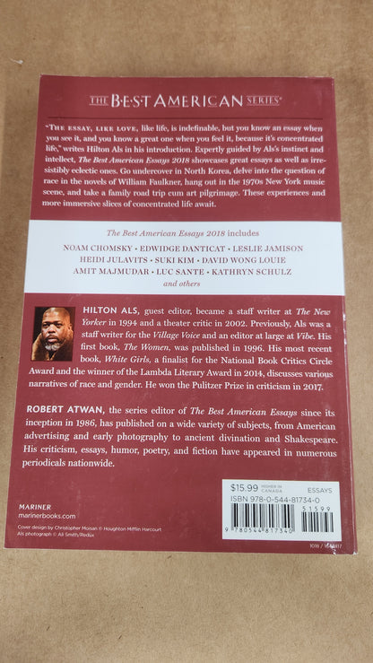 The Best American Essays 2018
