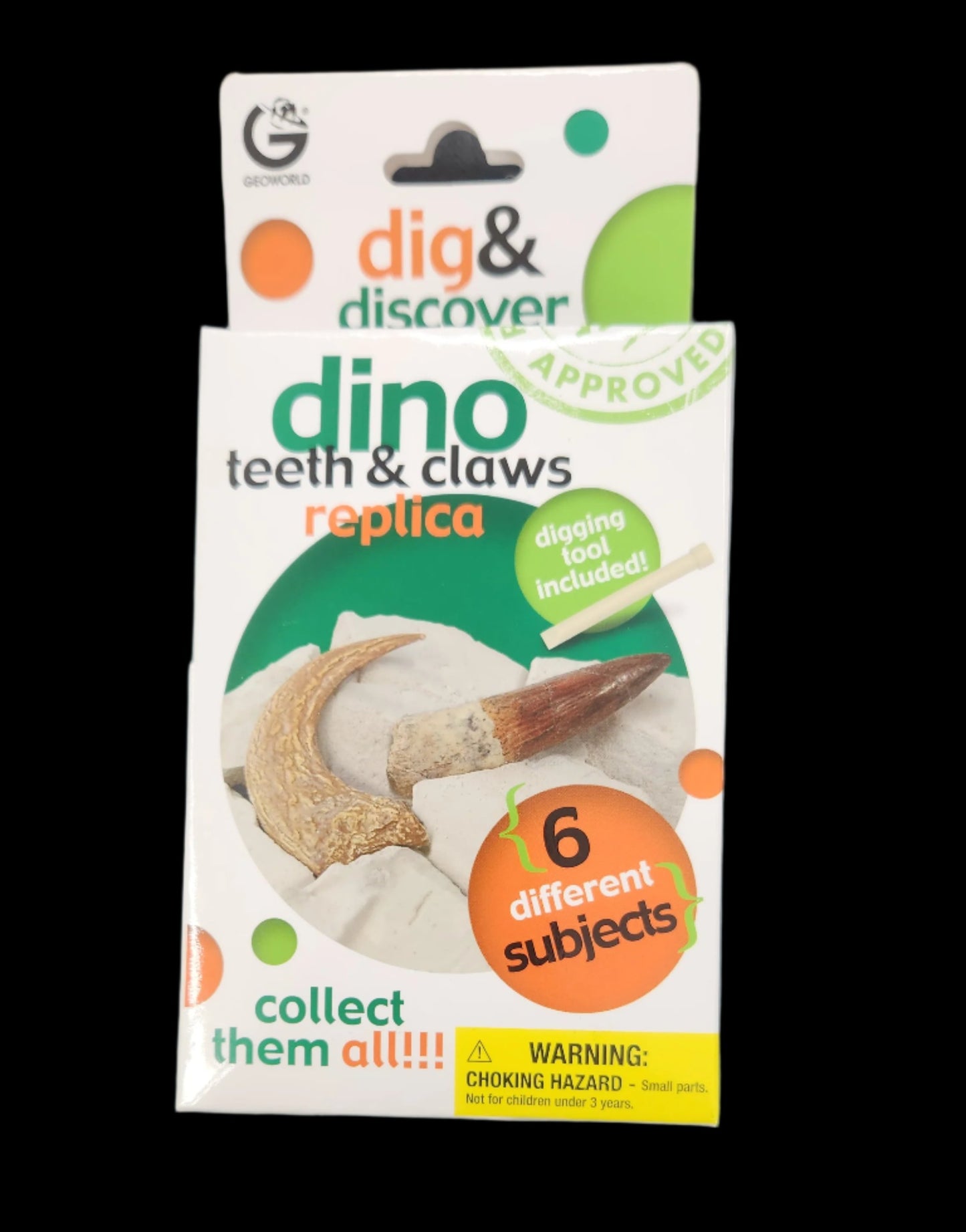 Dig & Discover Dino Teeth & Claws - 18pc- GEOWORLD