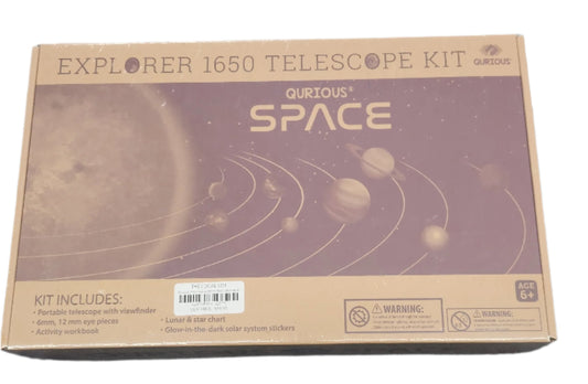 Qurious Space Kids Explorer 1650 Telescope Kit -Assorted