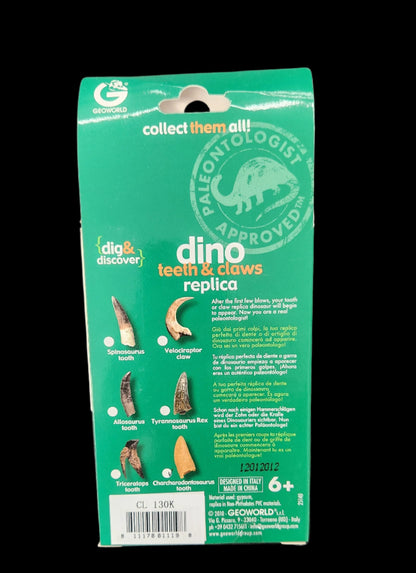 Dig & Discover Dino Teeth & Claws - 18pc- GEOWORLD