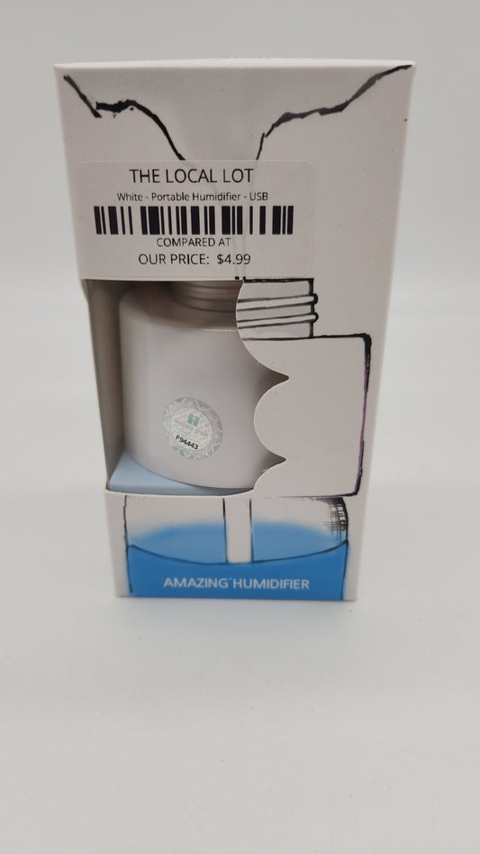 White - Portable Humidifier - USB