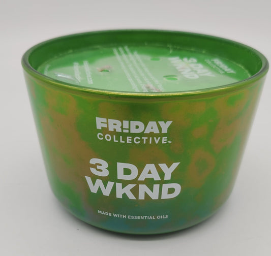 Candle- 3 Wick- 3 Day Wknd 13.5oz