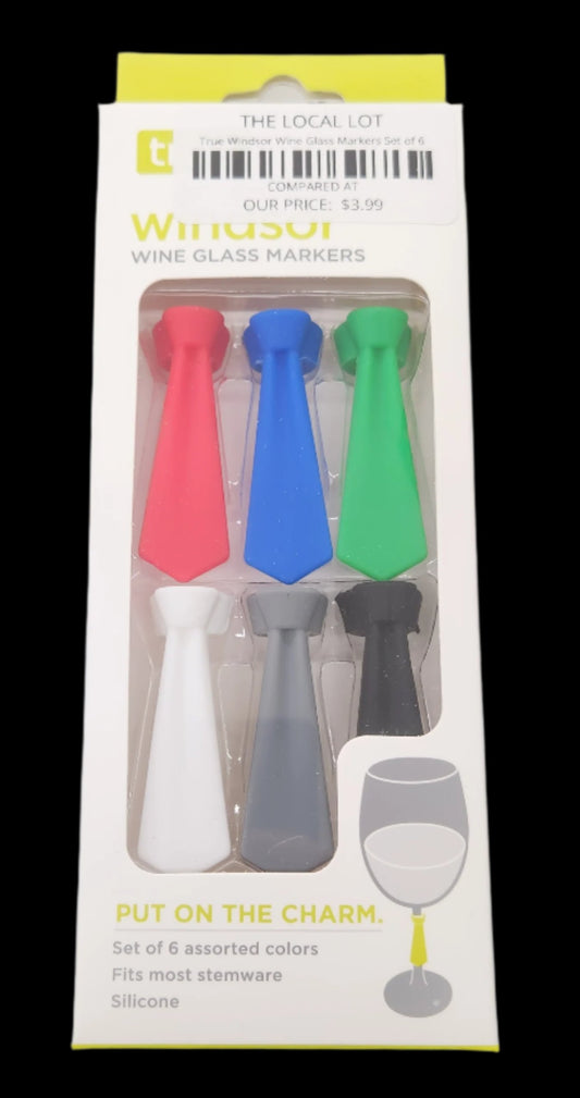 True Windsor Wine Glass Markers Set of 6