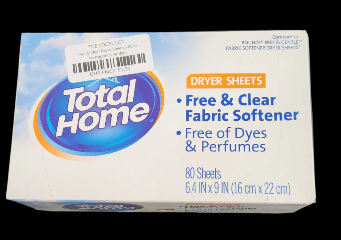 Free & Clear Dryer Sheets - 80 ct